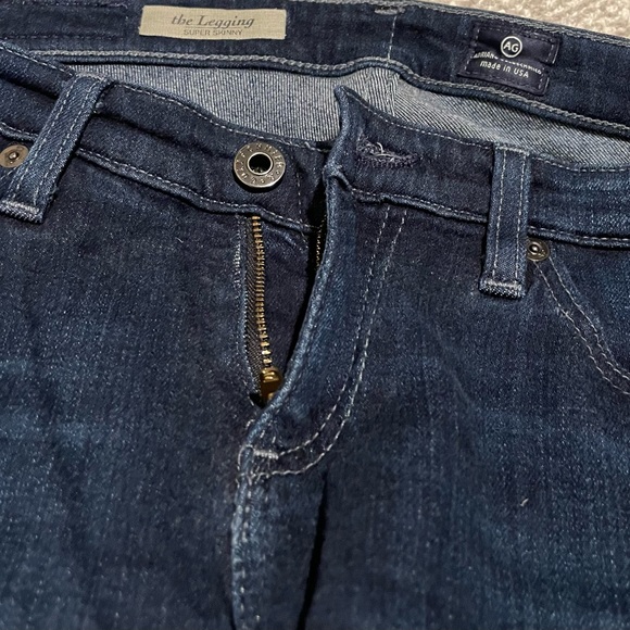 Dark Blue AG Skinny Jeans - Picture 5 of 6